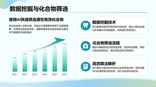绿色3D风人工智能在医疗行业的创新与挑战PPT模板