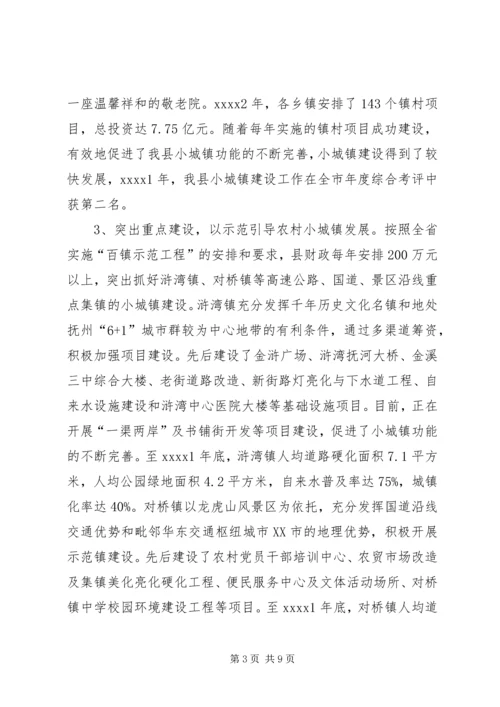 城镇建设情况调研报告.docx