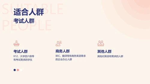 简约商务雅致蓝紫教育app产品介绍