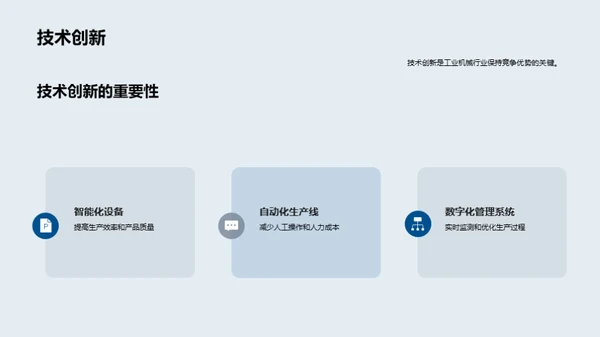 创新驱动工业机械