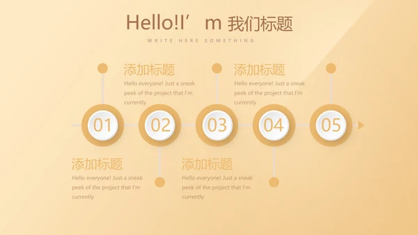 简约大方金色金融银行工作总结动态PPT模板