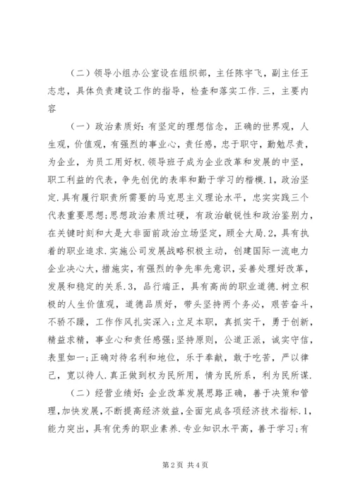 领导班子建设实施方案 (5).docx