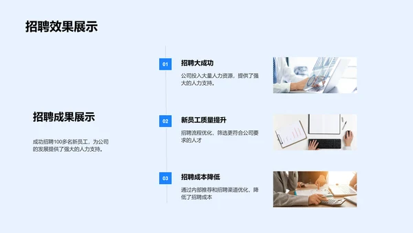 人力资源工作报告PPT模板