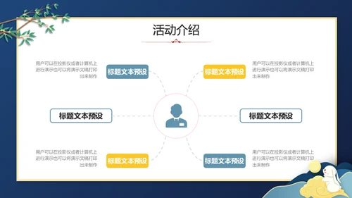 中秋快乐月圆夜通用PPT模板