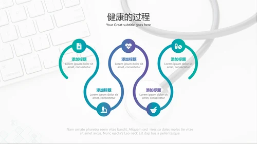 现代创意医学报告医院宣传医疗PPT模板
