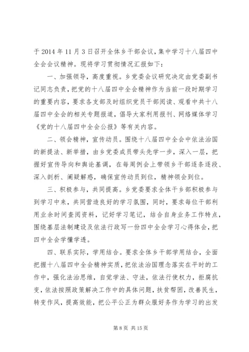 学习贯彻十八届四中全会精神.docx