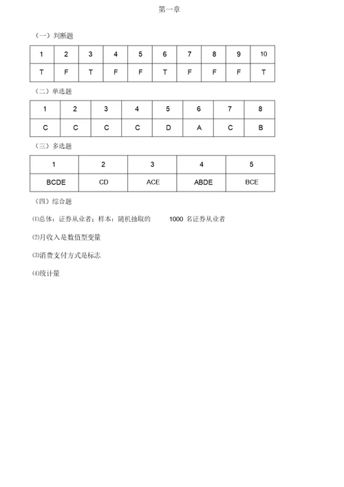 统计学颜泳红郑贵华版课后答案新修改