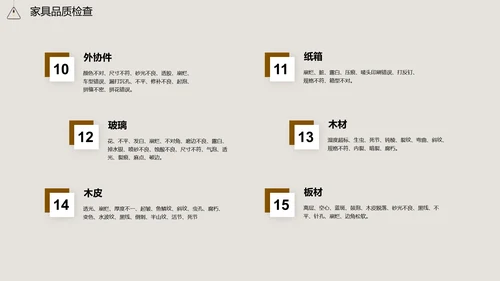 家居家具品质知识培训通用PPT模板