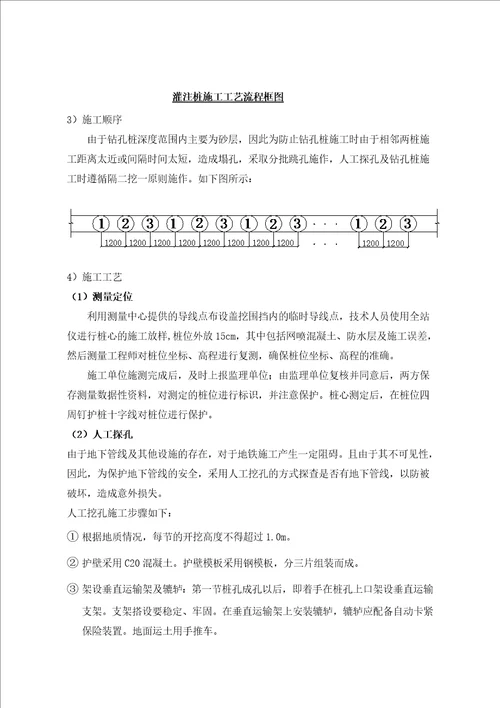 围护钻孔灌注桩施工方案 doc