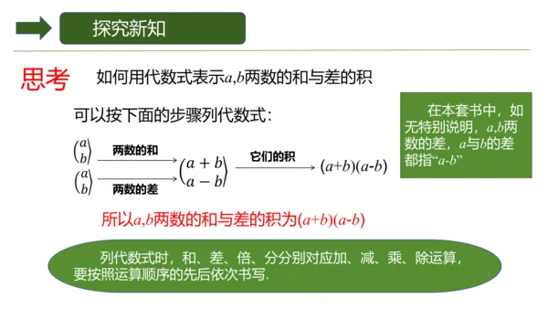 人教版数学七年级上册3.1《列代数式表示数量关系》第二课时 课件(共15张PPT)