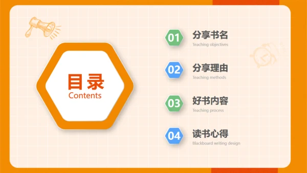 中小学生读书教学分享会通用PPT模板