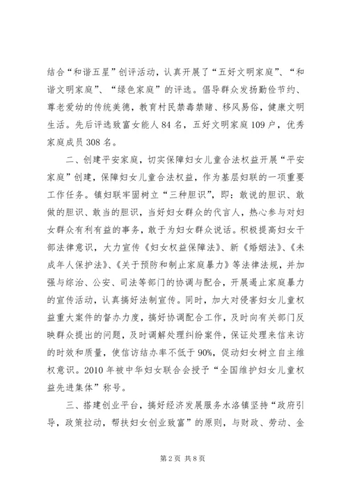 乡镇妇联先进集体典型材料.docx