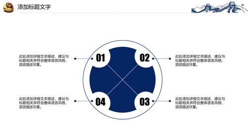 蓝色稳重大气警察公安案件汇报PPT