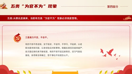 红色大气简约科技风忠诚干净担当PPT模板党课