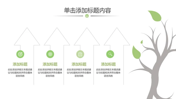 绿色生态低碳和谐社区能源环保PPT模板