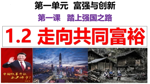 【新课标】1.2 走向共同富裕 课件 (29张ppt)