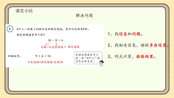 2.5 解决问题（课件）2024-2025学年度人教版数学一年级下册(共17张PPT)