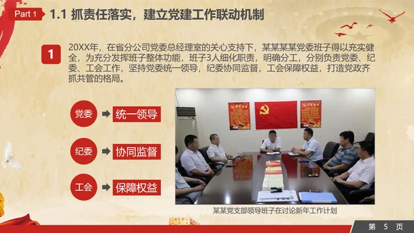 党政机关政府工作报告PPT模版