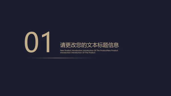 黑色奢华风极简低调商务汇报PPT模板