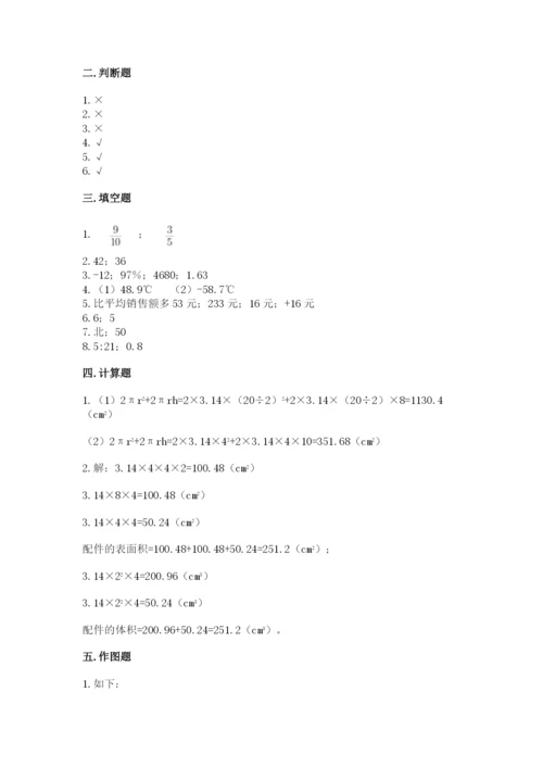 北师大版六年级下册数学期末测试卷【历年真题】.docx