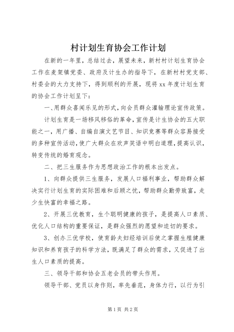 村计划生育协会工作计划 (2).docx