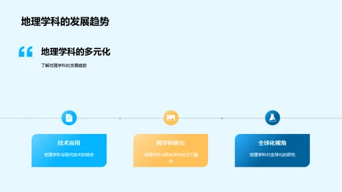 地理学科之魅力