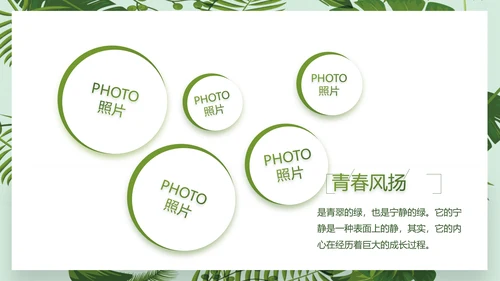 致青春毕业季青春毕业纪念册PPT