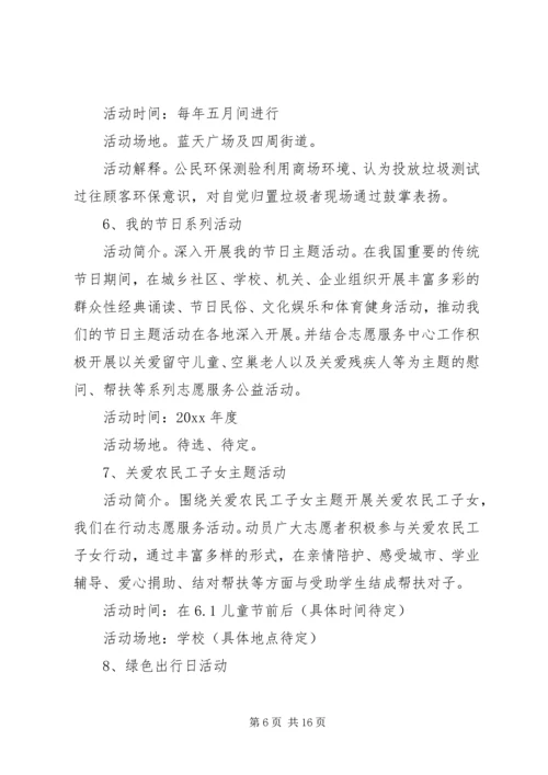 志愿者个人工作计划范文5篇.docx