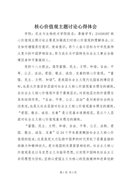 核心价值观主题讨论心得体会.docx