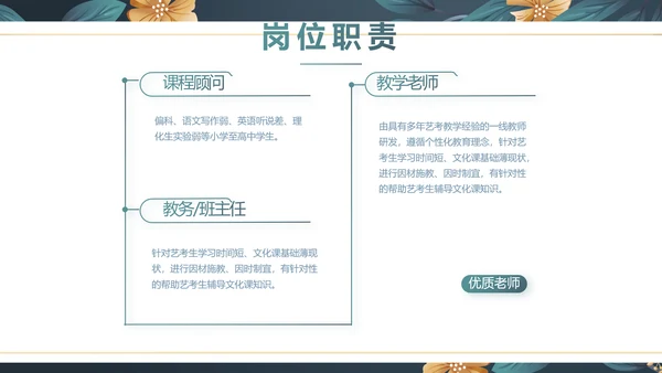 手绘水彩风班主任述职报告PPT动态模板
