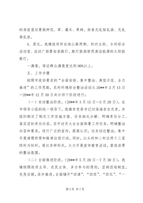 美丽乡村环境综合整治工作实施方案 (2).docx