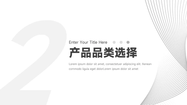 黑白线条简约行业品牌加盟PPT模板