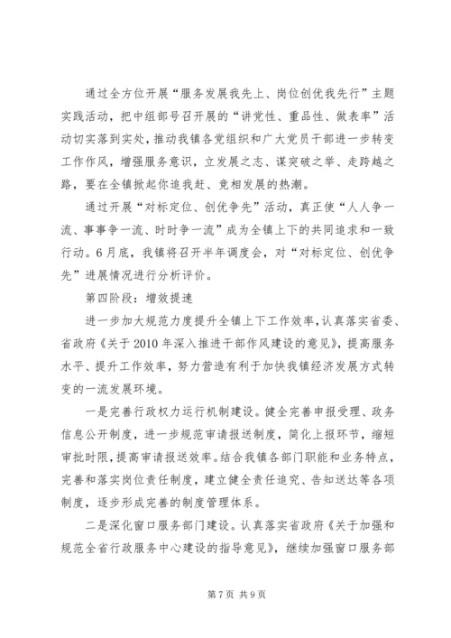 乡镇大力开展三提升活动方案.docx