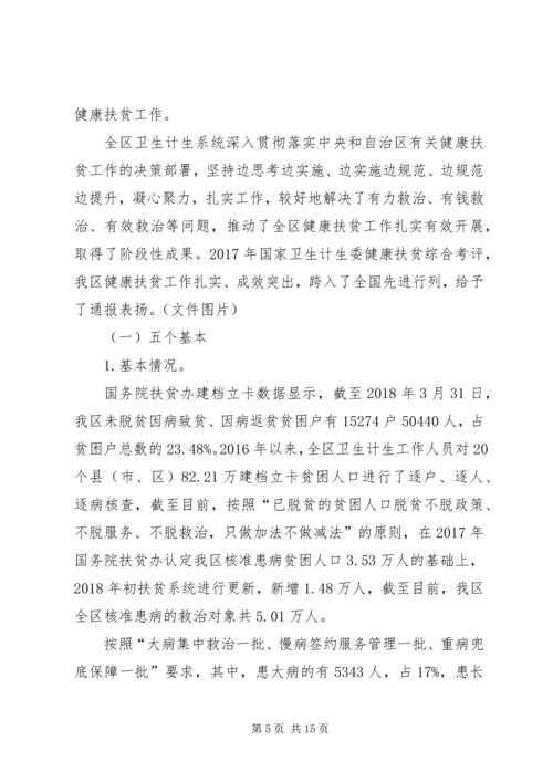 健康扶贫工作培训交流汇报.docx