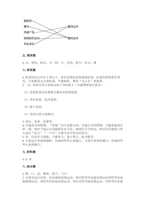 教科版科学三年级下册期末测试卷附完整答案（历年真题）.docx