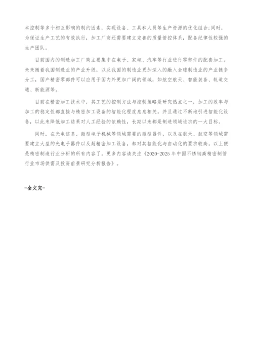 精密制造行业分析-产业报告.docx