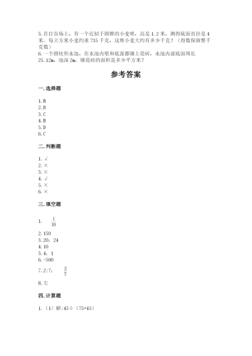 北师大版六年级下册数学期末测试卷【夺冠系列】.docx