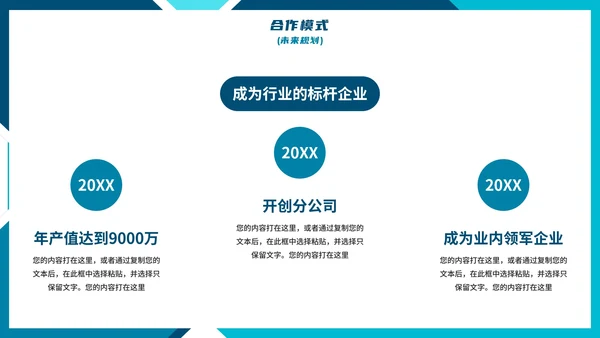 商务几何蓝色实景项目招商引资计划书PPT模板
