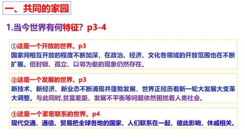 第一课 同住地球村复习课件（25张PPT）