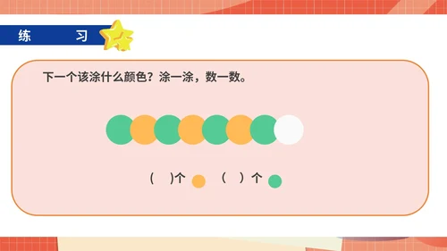 卡通一年级数学《1-5的认识》课件PPT模板