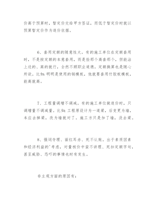 工程造价审核常见问题及措施方法.docx