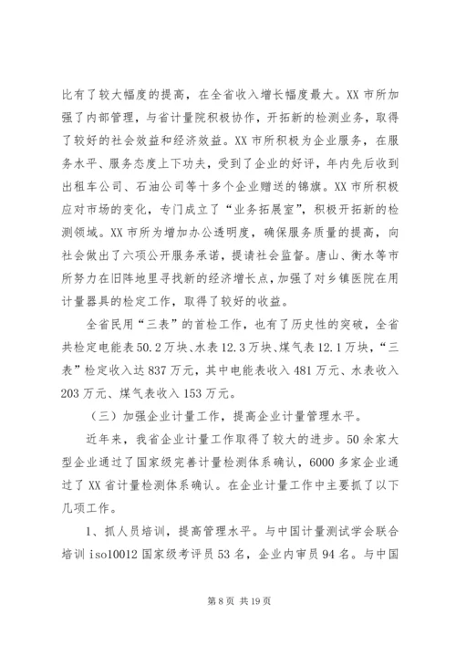 在质监系统计量工作会议上的报告 (3).docx