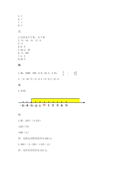 四川省【小升初】2023年小升初数学试卷【word】.docx