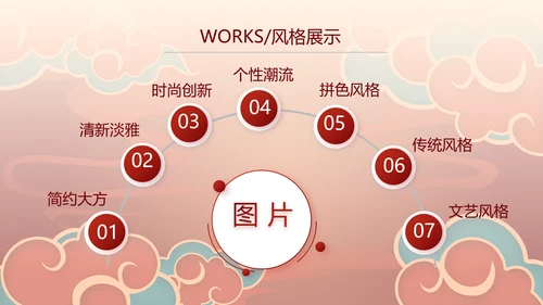 红色中国风零食产品介绍宣传动态PPT模板