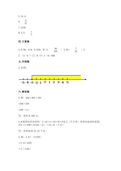 冀教版小升初数学模拟试卷附完整答案（历年真题）.docx