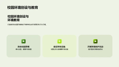 校园绿化·环保教育新理念