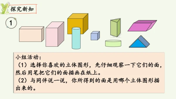 1.1  认识平面图形（课件）(共15张PPT)2024-2025学年人教版一年级数学下册