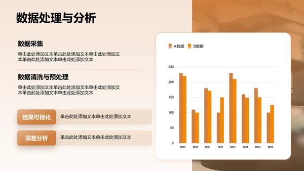橙色商务风论文设计开题报告PPT模板