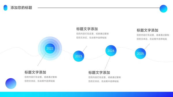 蓝色潮流前沿商业计划书PPT模板