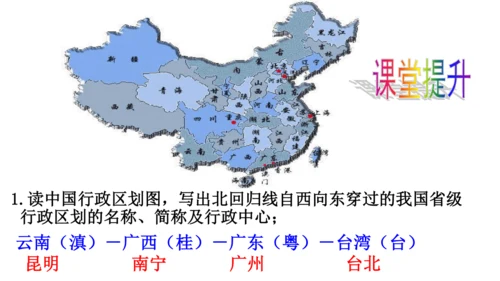 人教版（人文地理） 下册4.1.2 行政区划 课件